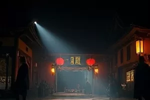 《白鸽计划》剧照，广场上起飞的鸽群