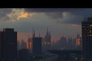 《手艺人的一天》剧照，双手在木料上推刨的画面
